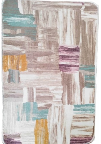 60 X 100Cm Aksu Kaymaz Tabanlı Paspas, Karma Gönderim Çok Renkli