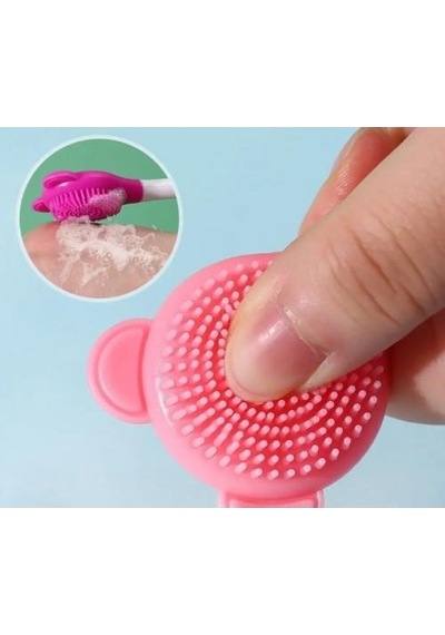 3b Trend Silikon Yüz Temizleme Ve Maske Uygulama Fırçası Pratik Cilt Bakım Aleti