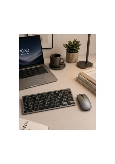 Bluetooth Ve 2.4g Destekli Kablosuz Klavye Mouse Seti Şarj Edilebilir 76021643