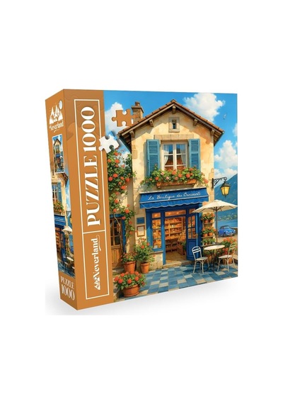 1000 Parça - Blue Door Cafe Mavi Kapılı Kafe