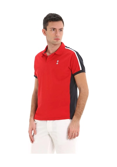 Slam Slam Polo E81 Erkek Renkli Polo Tişört Rwn Kırmızı