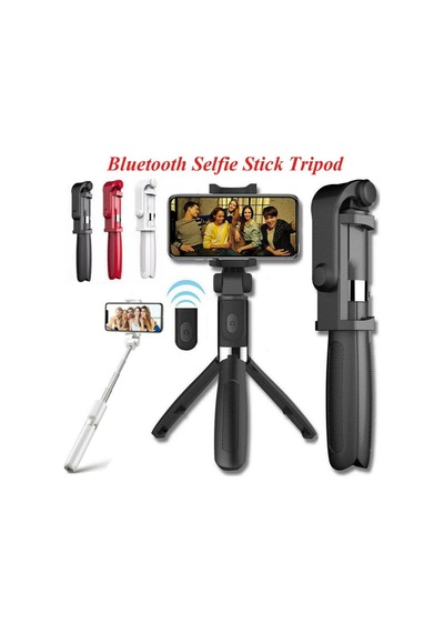 Selfie Stick L01 Bluetooth Kumandalı Selfie Çubuğu Tripod Monopod 5545