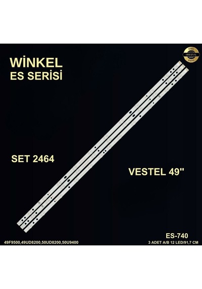Lcd Led-2464 Takım 3 Lü-49f9500,49ud8200,50ud8200,50u9400,nd50h02