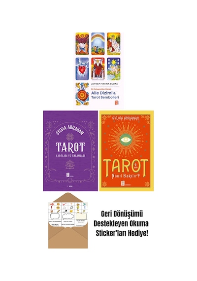 Aile Dizimi Tarot Sembolleri 3 Kitap + Okuma Sticker'ları