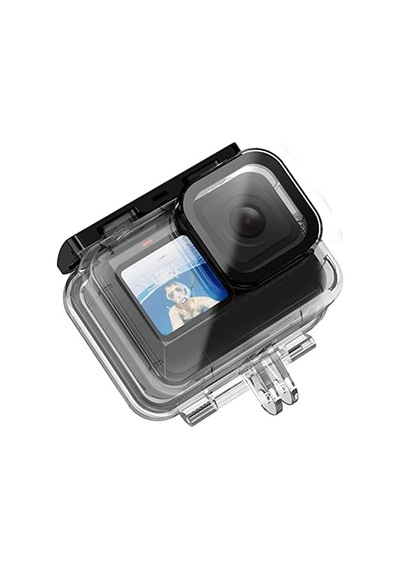 Hero 9 Su Geçirmez Muhafaza Kabı, Hero 9, 10, 11, 12, 13 İle Uyumlu Açık Mavi