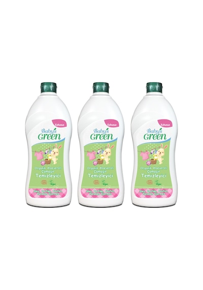 Baby's Green Organik Aloeveralı Çamaşır Deterjanı Kokusuz 60 Yıkama 3 x 750 ML
