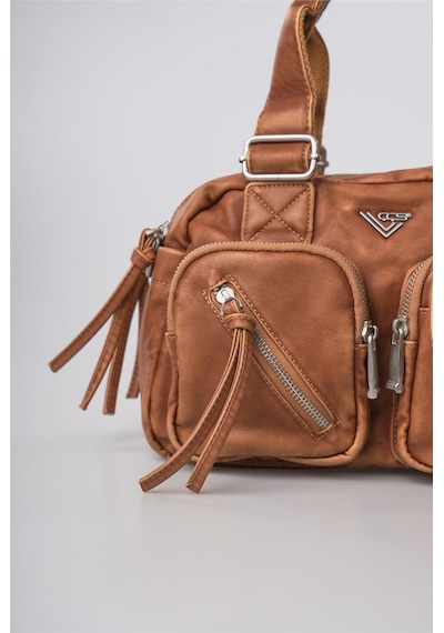 Ççs 18069 Kadın Çapraz Askılı El Çantası Camel