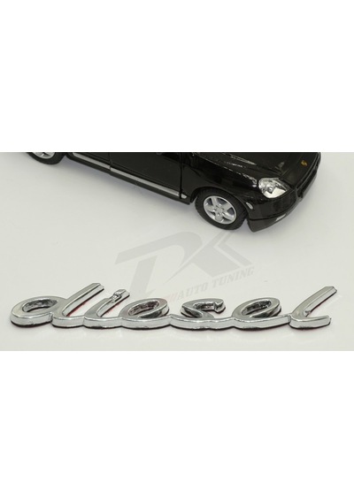 Porsche Diesel Krom Abs 3M 3D Çamurluk Yanı Yazı Logo Ürü