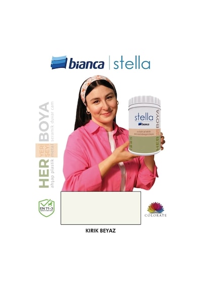 Stella Boya Yeni Nesil Yaşam Boyası Dolap-fayans-cam-plastik-ahşap Diğer