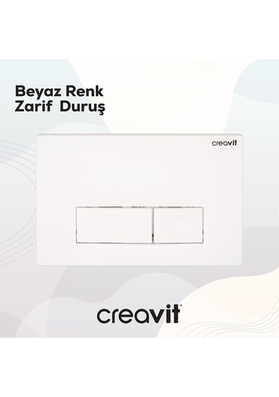 Creavit Ore Beyaz Kumanda Paneli GP3001.00 Beyaz