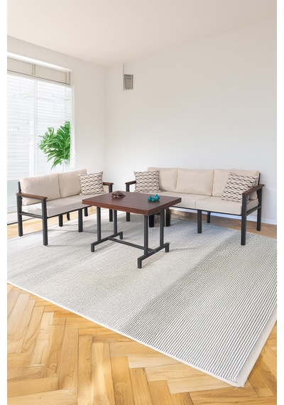 Neokas Metal Bahçe Takımı, Balkon Seti, Kafe Koltuğu, Bekleme Alanı Koltuğu, 2 + 3 + M Antrasit Neokas Metal Bahçe Takımı, Balkon Seti, Kafe Koltuğu, Bekleme Alanı Koltuğu, 2 + 3 + M Antrasit