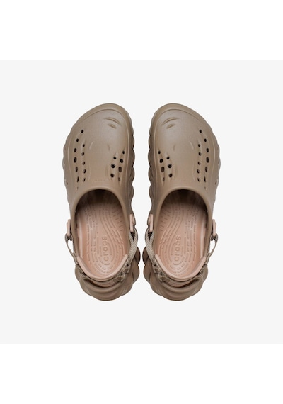 Crocs Echo Unisex Kahverengi Terlik Düz 207937 Kahverengi