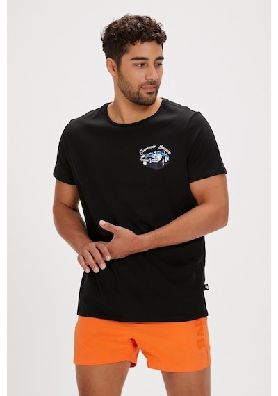 Bad Bear Dustın T-shırt Nıght Erkek Tişört Siyah S-xxl 001