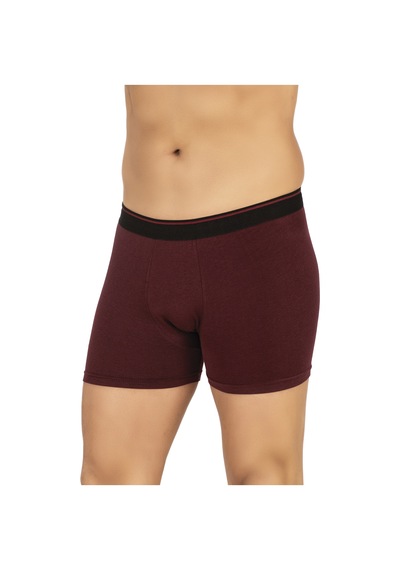 Özkan Underwear Özkan 11256 3'lü Paket Erkek Premium Kumaş Modal Pamuklu Esnek Yumuşak Boxer Şort Bordo