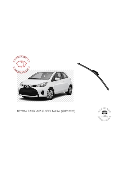 Toyota Uyumlu Yaris Muz Silecek Takımı (2012-2020)