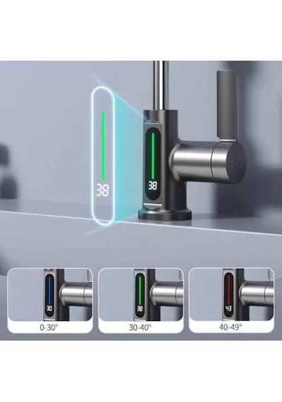 Akrobatik Spiralli Digital Eviye&lavabo Armatürü 31.01.391