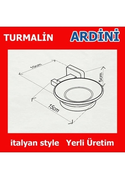 Turmalin Sabunluk Siyah Çok Renkli