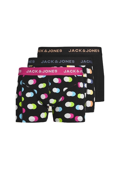 Jack & Jones Jack&jones Jacreese Trunks 3 Pack Sn 12255820 Siyah 001