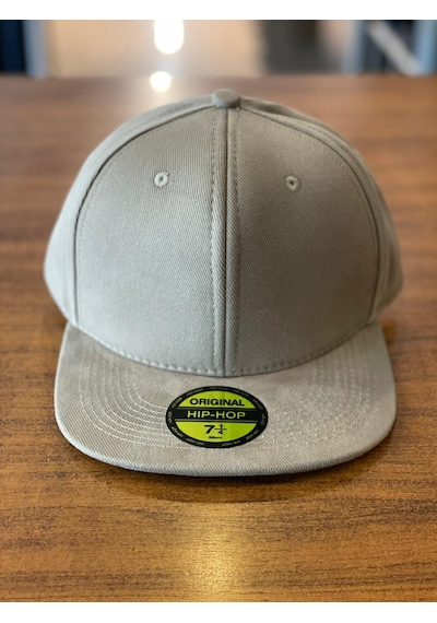 Hamze Hip Hop Snapback Rapper Basic Gabardin Cap Şapka Bej