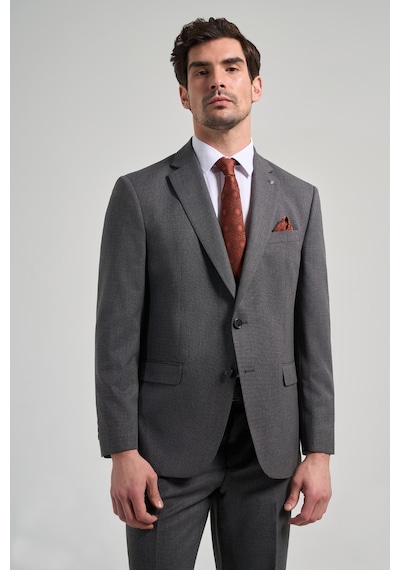 İmza Kendinden Desenli Bez Ayağı Mono Yaka Tam Astar Esnek 4 Drop Comfort Fit Takım Elbise 1001250169 Füme İmza Kendinden Desenli Bez Ayağı Mono Yaka Tam Astar Esnek 4 Drop Comfort Fit Takım Elbise 1001250169 Füme