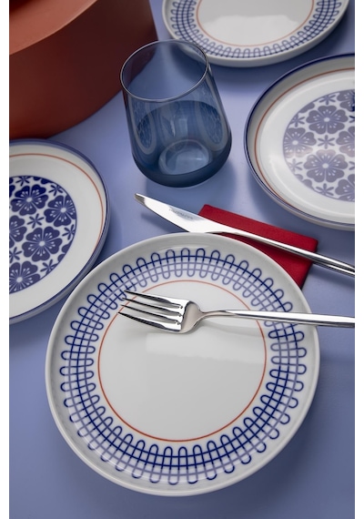 Kütahya Porselen Moderna 6 Kişilik 19 Cm Pasta Takımı Sofia