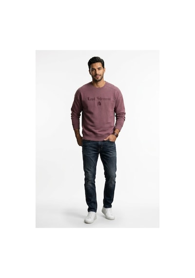 Levi's Regular Fit Pamuk Kumaş Erkek Standart Grafikli Sweatshirt -0157 Bordo