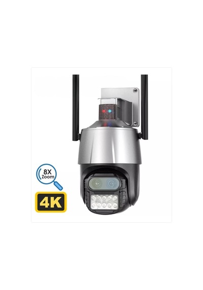 Çift Lensli Güvenlik Kamerası,hd 360 Dönebilen Su Geçirmez Aı Ak