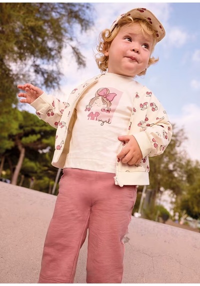 Mayoral 3'lü Kız Bebek Eşofman Takım 1830 Pembe