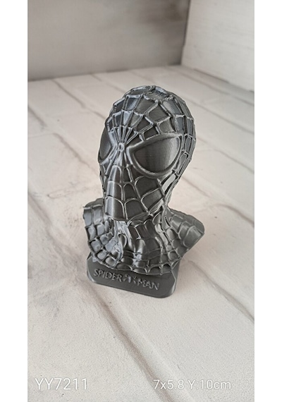 Yy7211 Spider Man Büst Biblo Silikon Kalıp