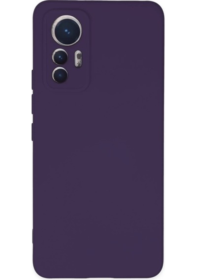 Uryport Xiaomi Mi 12 Lite Kılıf Nano İçi Kadife Silikon - Mor Çok Renkli