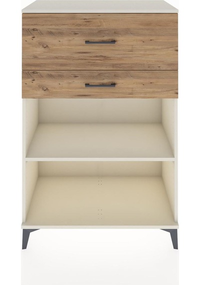 Hyperion Dolap Tek Raflı 2 Çekmeceli 88x44x134 Aytaşı-çam Aytaşı