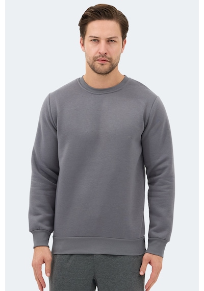 Slazenger Konnor In Erkek Koyu Gri Sweatshırt Koyu Gri