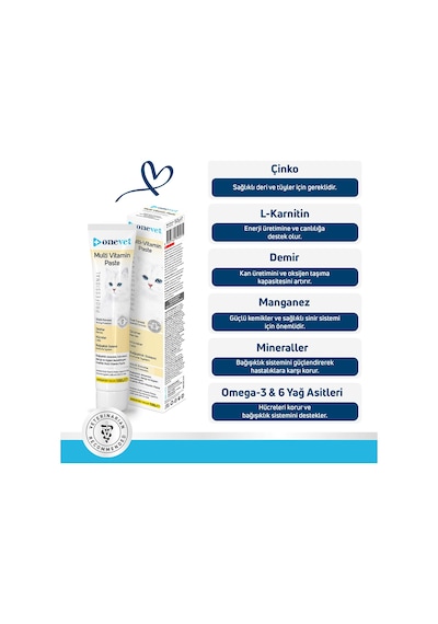 Onevet Kedi Maltı 100 gr Multivitamin Malt Macunu