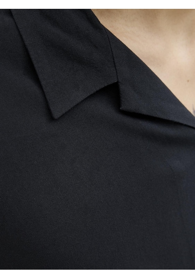 Jack & Jones Erkek Kısa Kollu Gömlek - Jeff - 12268443 Black Siyah