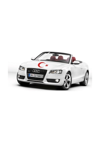 Ay Yıldız Oto Özel Yeni Sticker Kırmızı