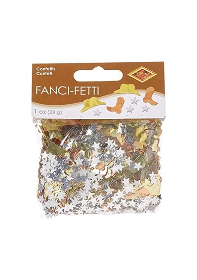 Beistle Fanci-fetti Western Bakır, Altın, Gümüş Parti Aksesuarı 1 Sayı 1 Oz/adet 256