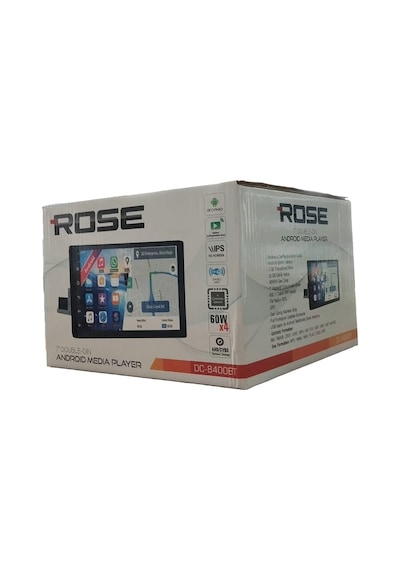 Rose Dc-8400bt 7" Double-dın Oto Teyp Ve Görüntü Sistemi