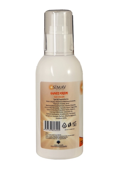 Simav Termal Su Katkılı Güneş Kremi SPF50+ 150 ML