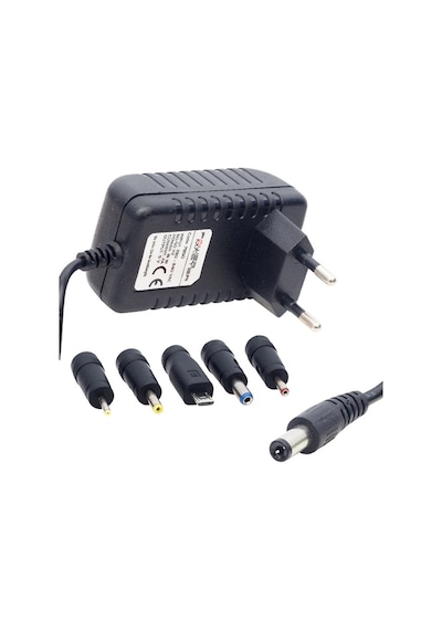 Powermaster 9V - 2A Universal 5 Uçlu Tablet Adaptörü