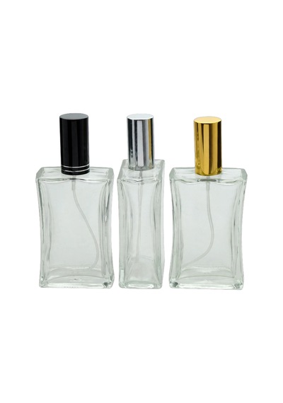 Parfüm Şişesi 100 Ml 5 Adet Içbükey Tekrar Doldurulabilir Metal Valf Ve Kapak Boş Şişe