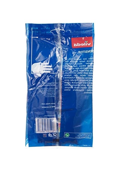 Duyarlı Temizlik Eldiveni - %100 Doğal Lateks, S Boy 50 x 22