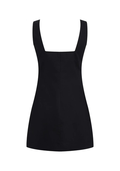 Calvin Klein Soft Lınen A-lıne Dr, Beh Siyah Kadın Elbise-etek