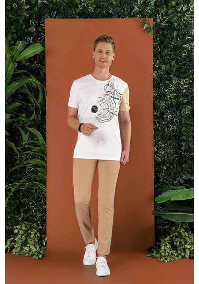 Efor P 1123 Slim Fit Camel Spor Pantolon Camel