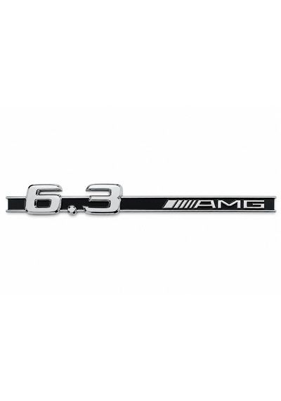 Mercedes 6.3 Amg Bagaj Yazısı Arka Amblem Metal Krom Tasarım