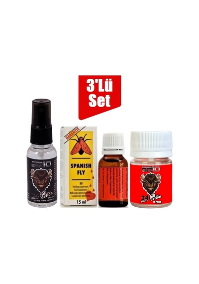 Bizon Sprey Spanish Fly Kadin Kadın Damla Bizon 100mg 10lu