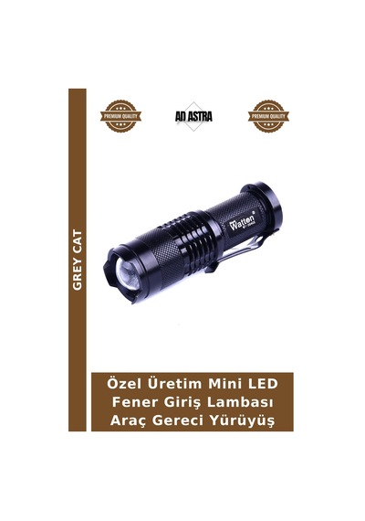 Özel Üretim Mini Led Fener Giriş Lambası Araç Gereci Yürüyüş