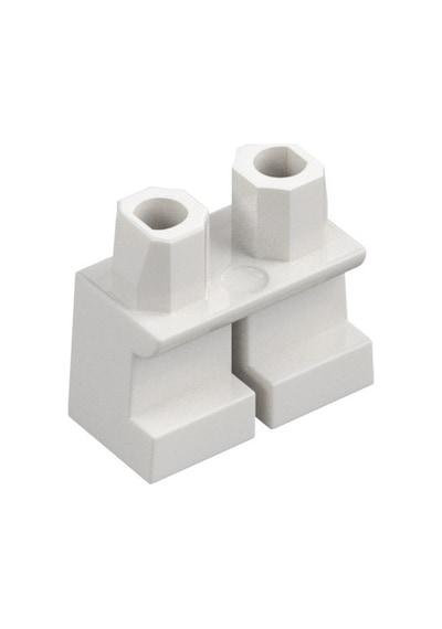 Minifigür Parçaları: Short Legs, Kısa Bacak, Kısa Ayak: 41879 White - Beyaz