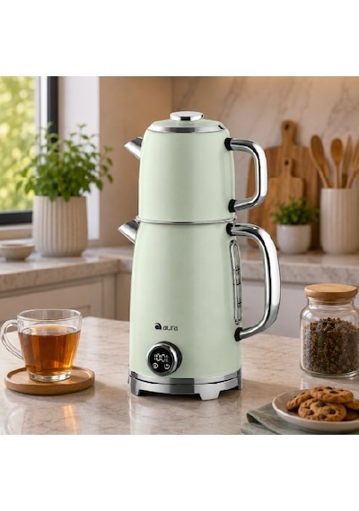 Aura AU1001Y Retro Mint Çay Makinesi