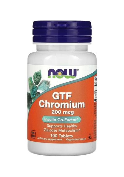 Gtf Chromium 200 Mcg 100 Tablet