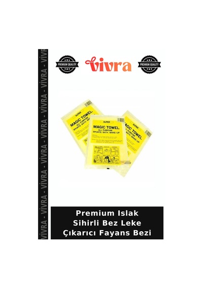 Premium Islak Sihirli Bez Leke Çıkarıcı Fayans Bezi Çok Renkli
